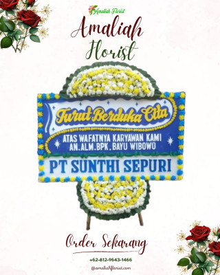 Papan Bunga Duka di Morobongo